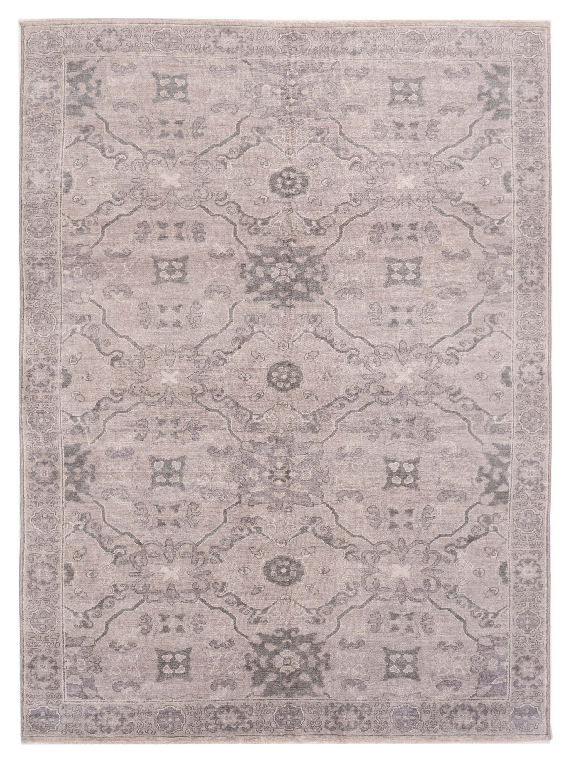 Rajpur Andalusia 125242 Gray Green Transitional Hand Knotted Rug