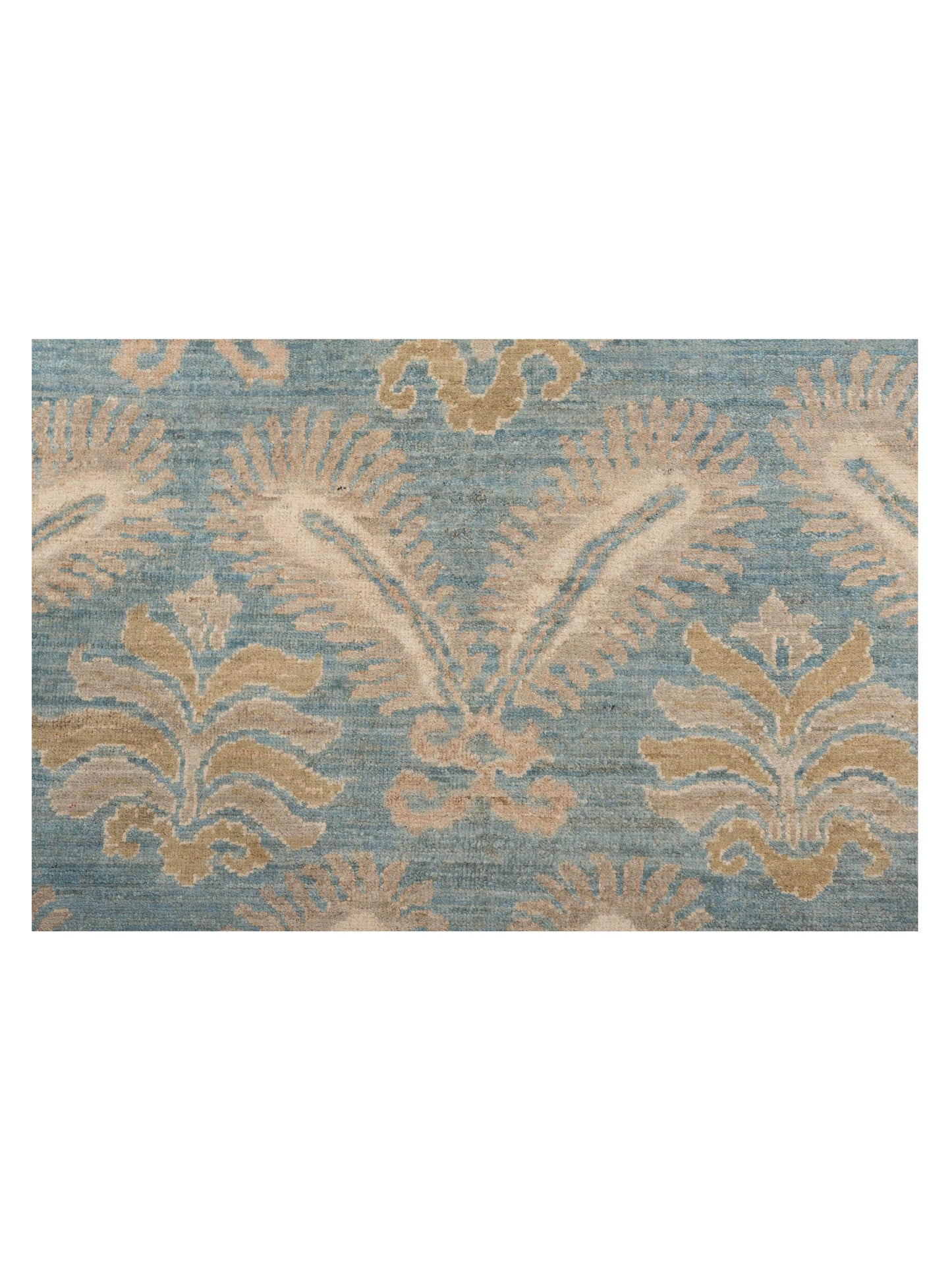 Nomad Laila 125330 Blue  Transitional Hand Knotted Rug