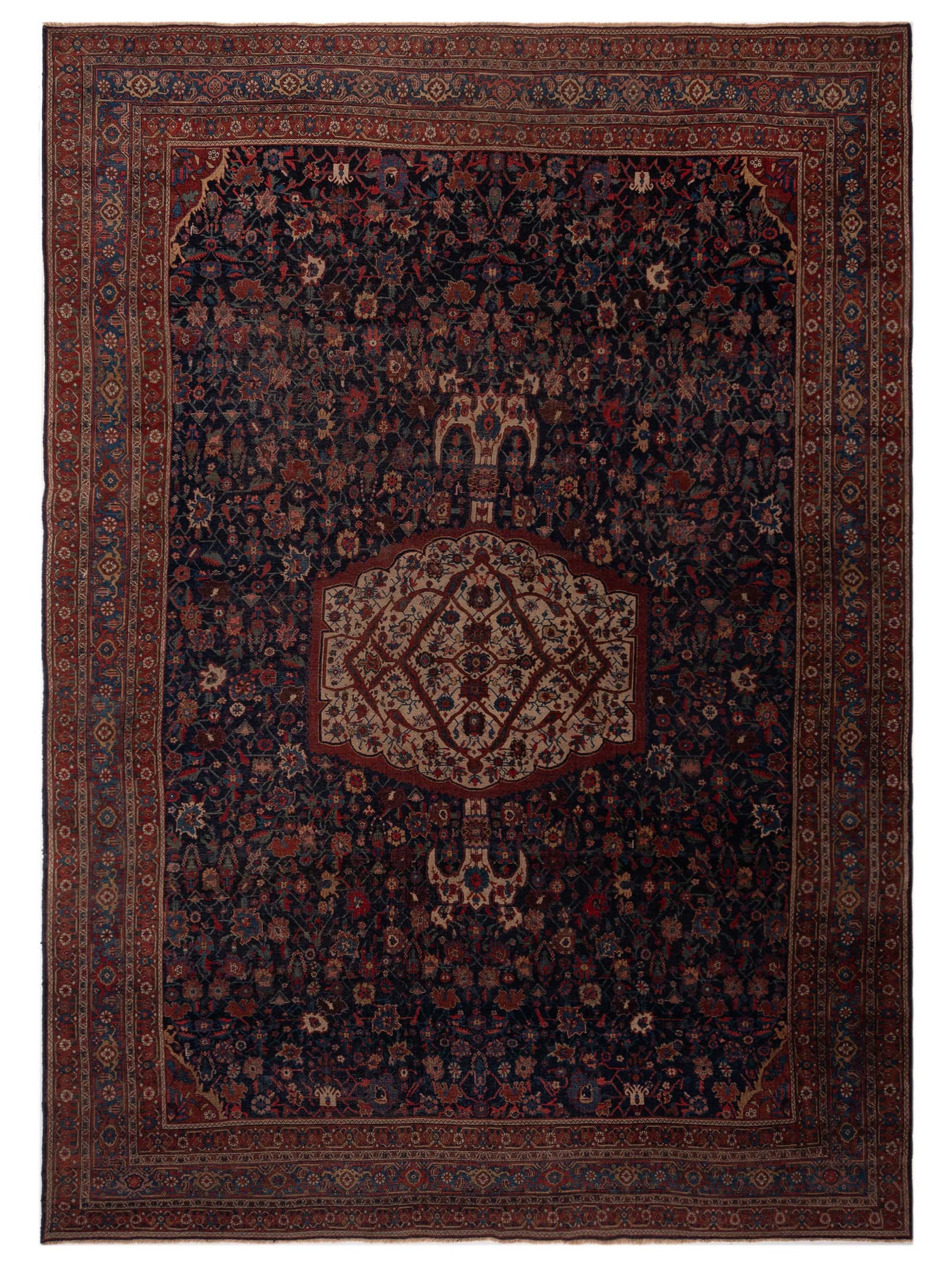 Pasha Antique Heirloom 125869 Blue Traditional Hand Knotted Rug