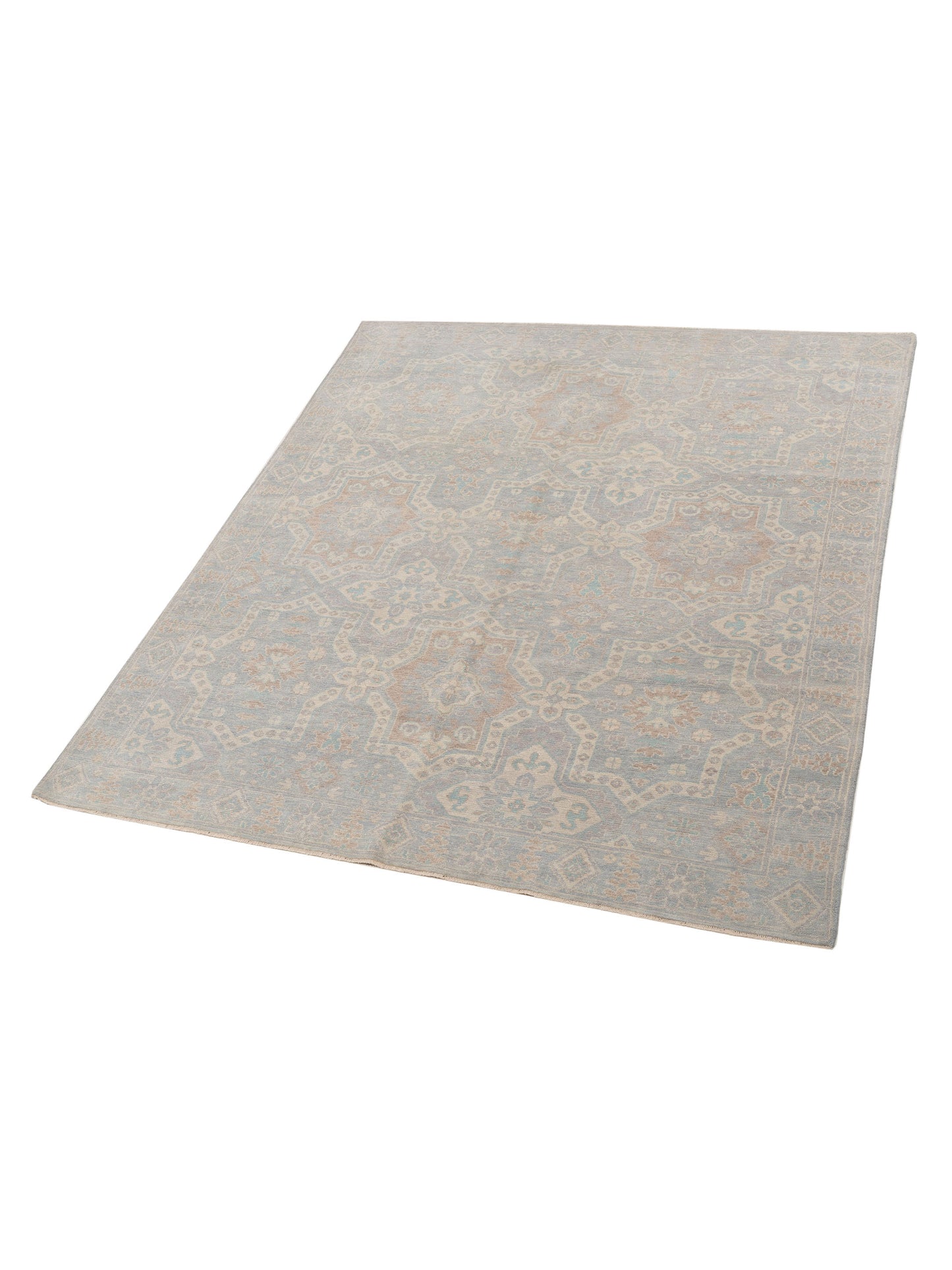 Rajpur Andalusia 125883 Light Gray  Transitional Hand Knotted Rug