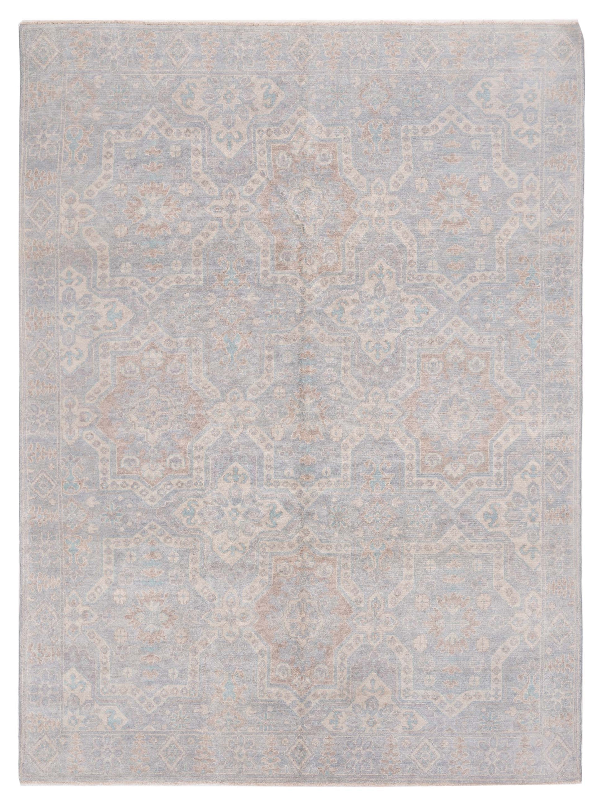 Rajpur Andalusia 125883 Light Gray Transitional Hand Knotted Rug