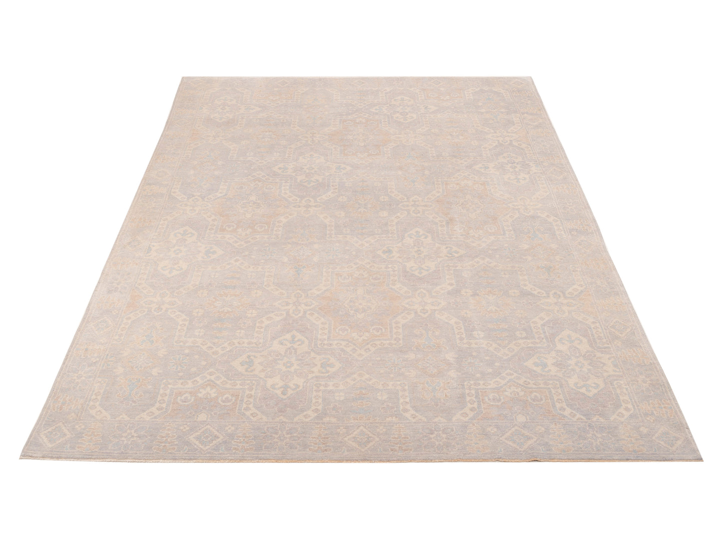 Rajpur Andalusia 125885 Gray Silver Transitional Hand Knotted Rug