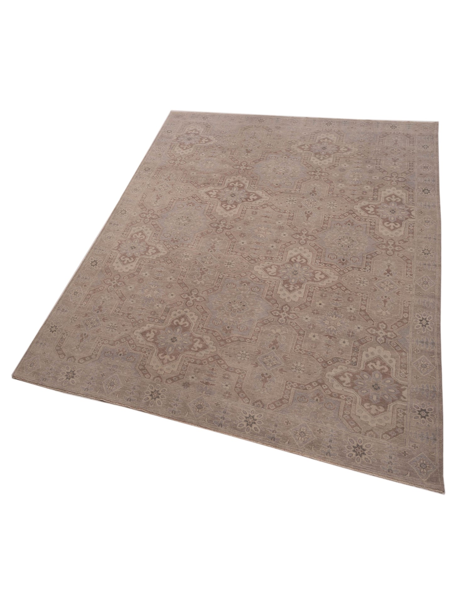 Rajpur Andalusia 125886 Light Brown  Transitional Hand Knotted Rug