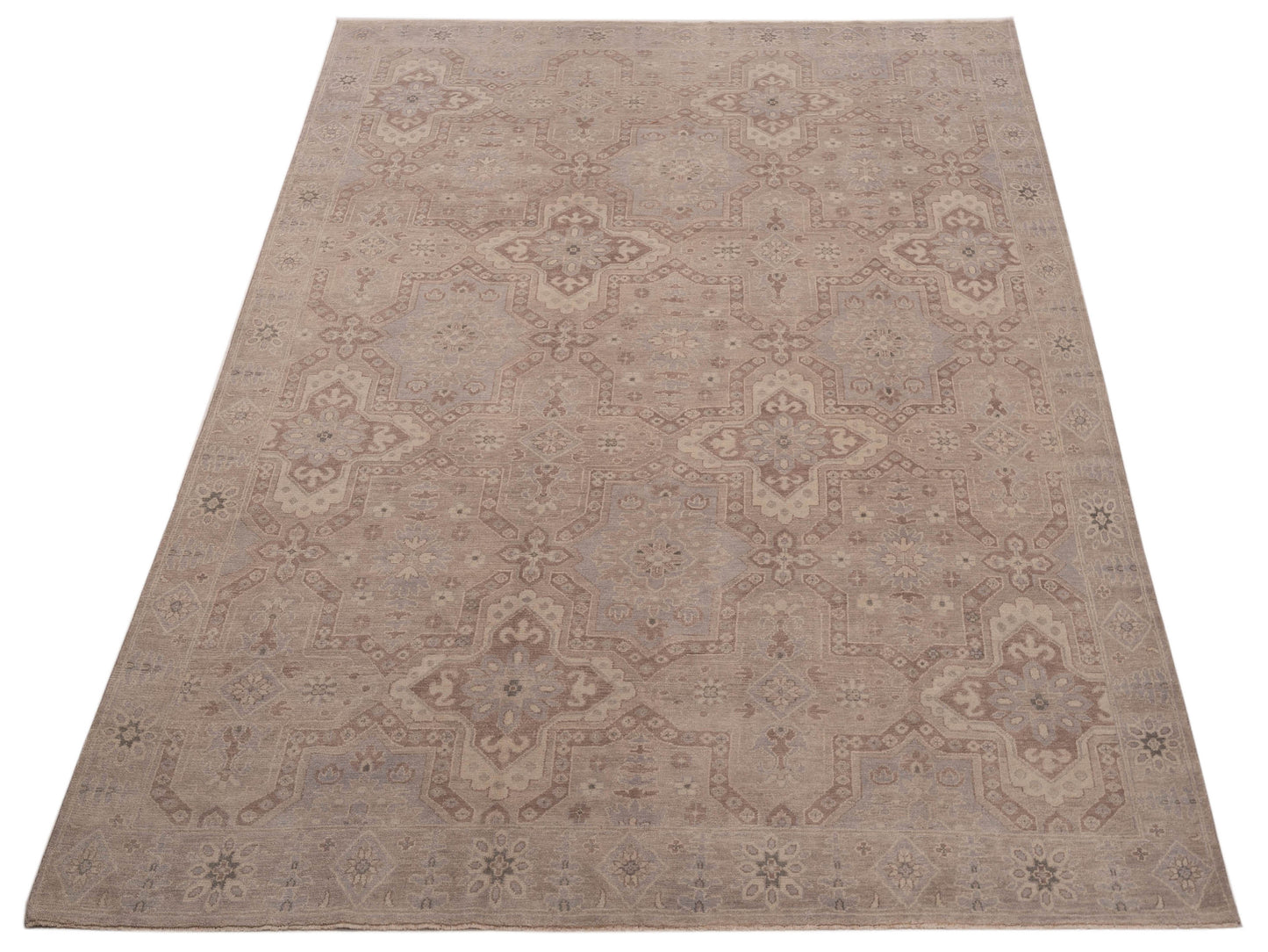 Rajpur Andalusia 125886 Light Brown  Transitional Hand Knotted Rug