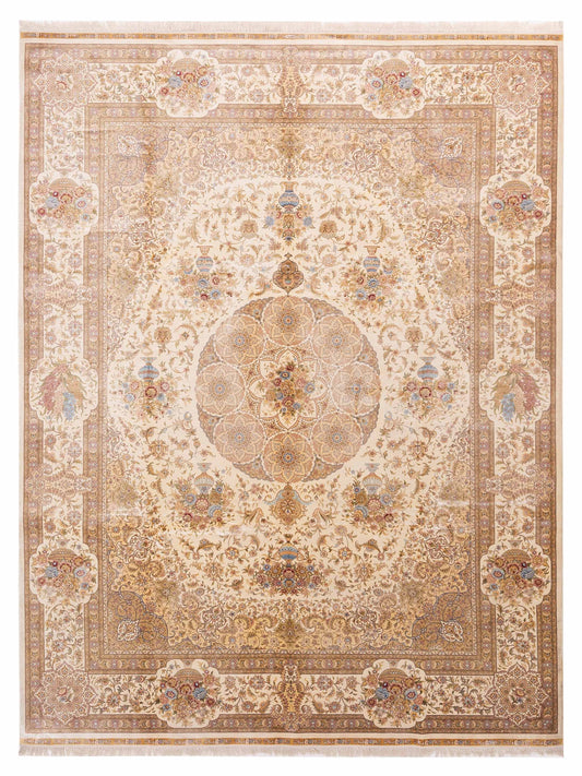 Pasha Elegance 126105 Ivory Traditional Hand Knotted Rug