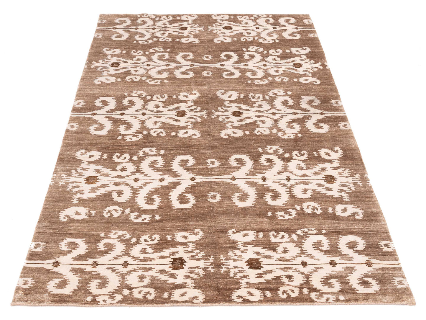 Siena Tibetino 126593 Brown  Contemporary Hand Knotted Rug