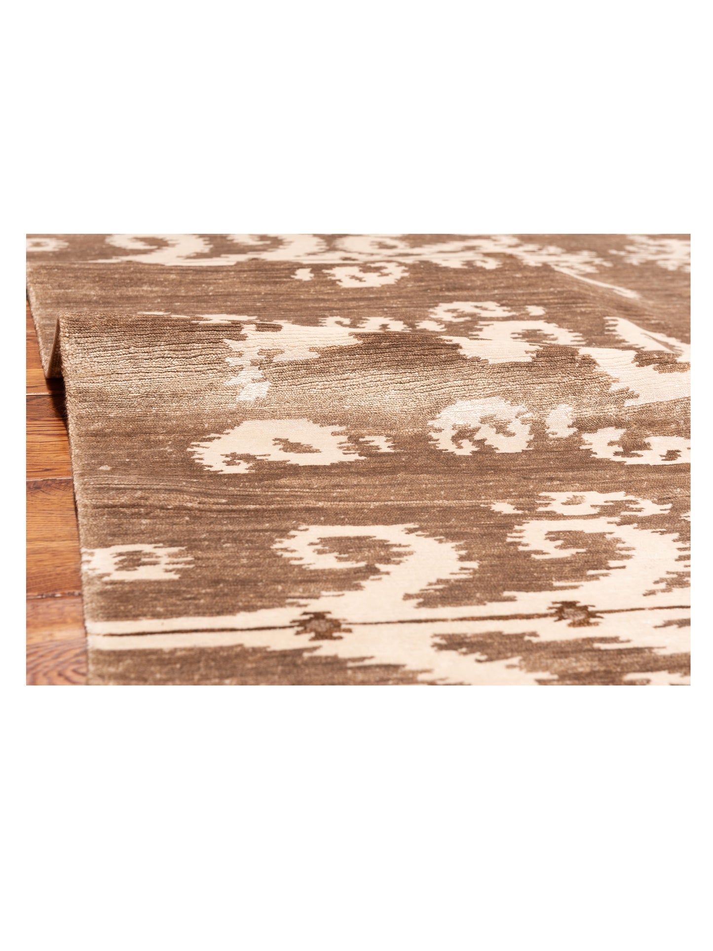 Siena Tibetino 126593 Brown  Contemporary Hand Knotted Rug