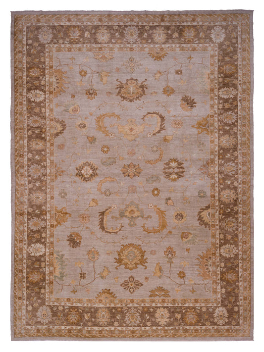 Siena Tibetino 126627 Beige Contemporary Hand Knotted Rug