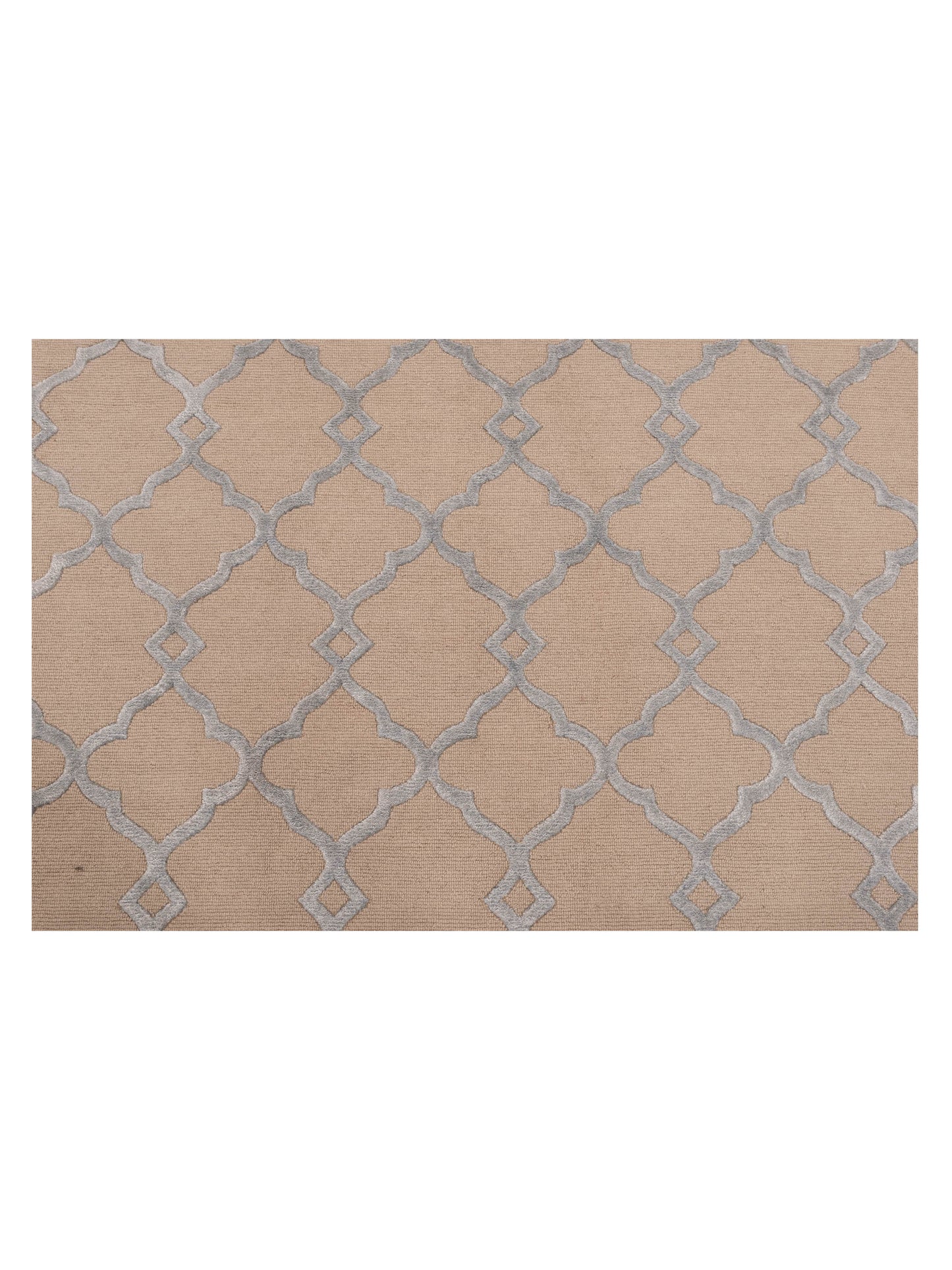 Siena Tibetino 126635 Beige Blue  Contemporary Hand Knotted Rug