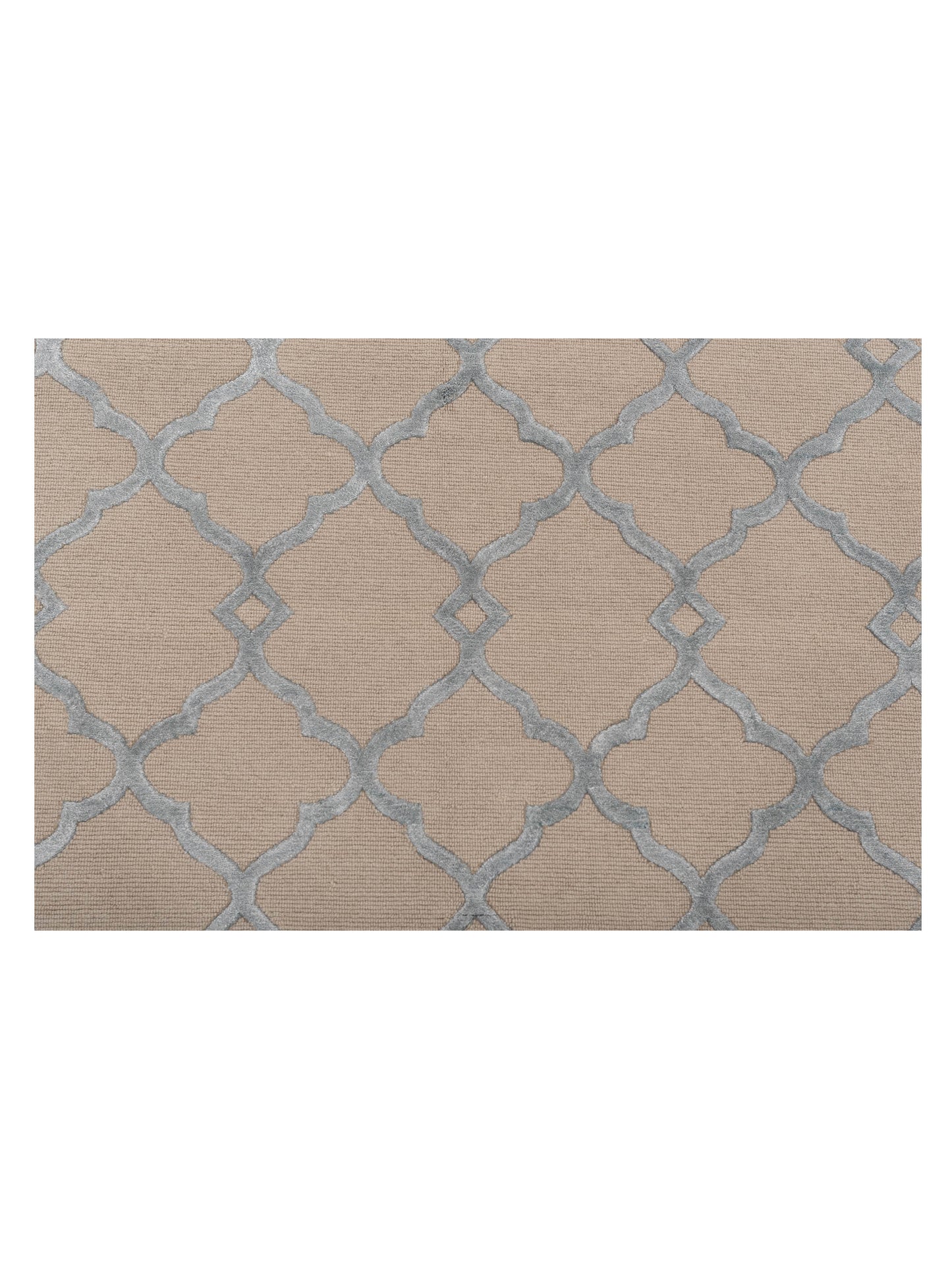 Siena Tibetino 126636 Beige Blue  Contemporary Hand Knotted Rug