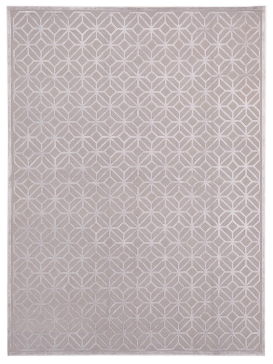 Siena Tibetino 126641 Gray Contemporary Hand Knotted Rug