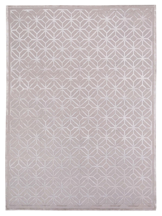 Siena Tibetino 126643 Silver Traditional Hand Knotted Rug