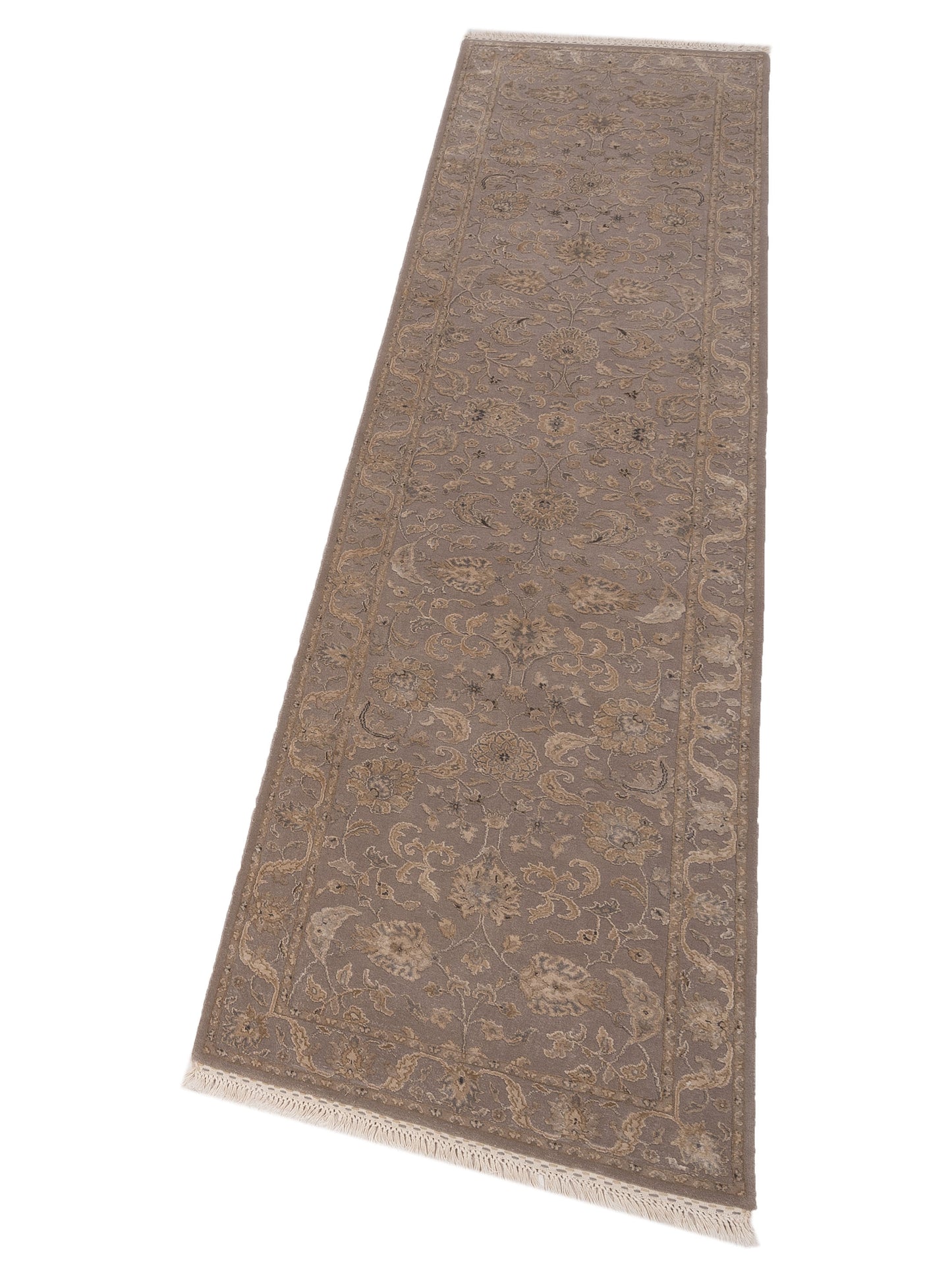 Rajpur Imperial Silk 127336 Gray  Traditional Hand Knotted Rug