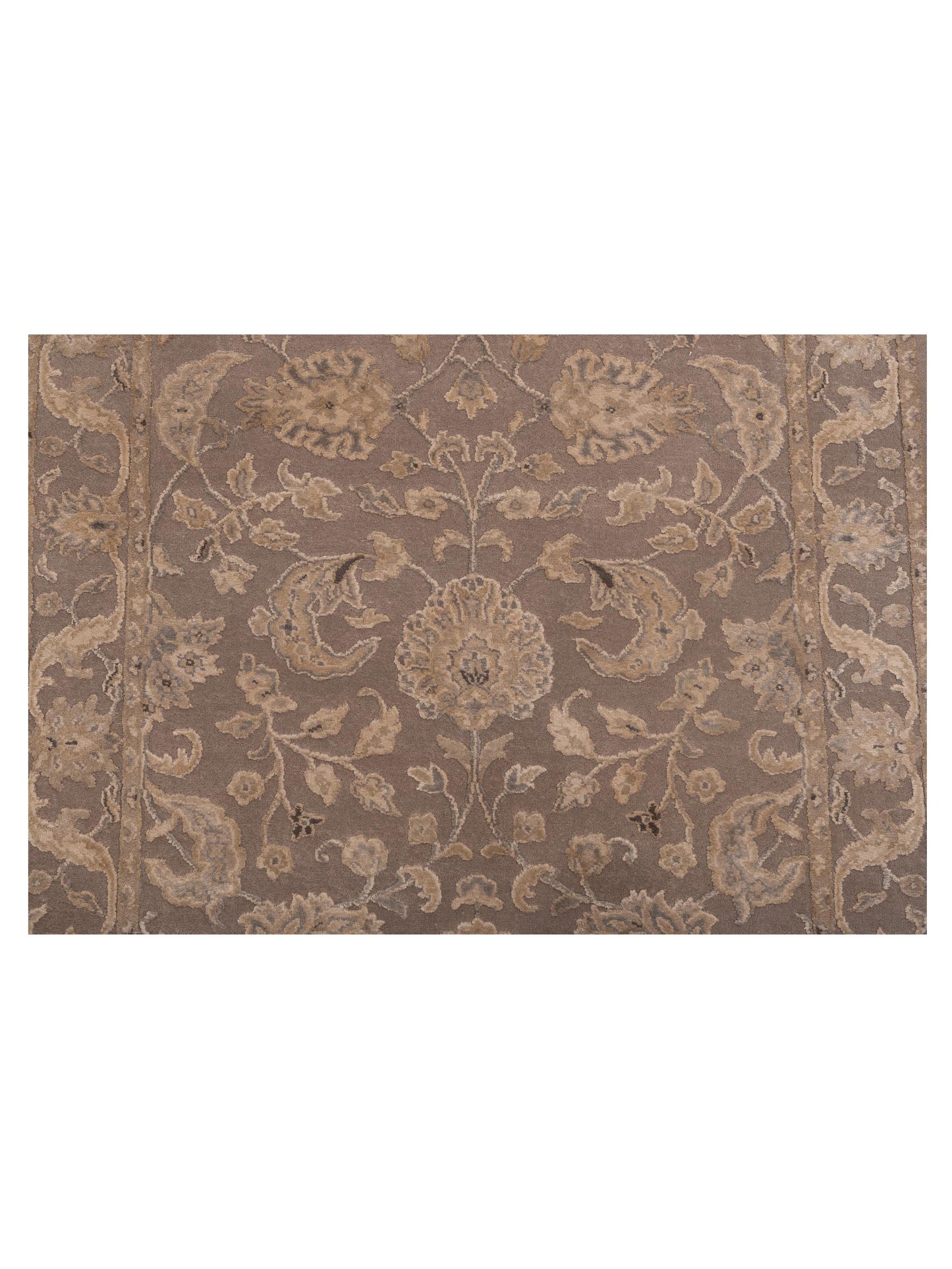 Rajpur Imperial Silk 127336 Gray  Traditional Hand Knotted Rug