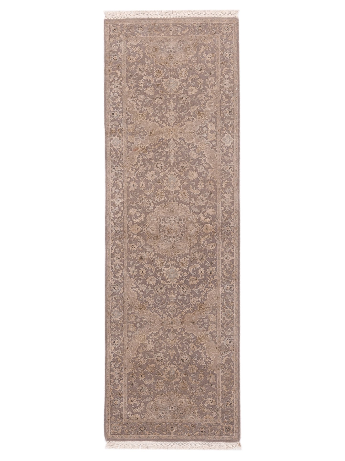 Rajpur Imperial Silk 127346 Gray Traditional Hand Knotted Rug