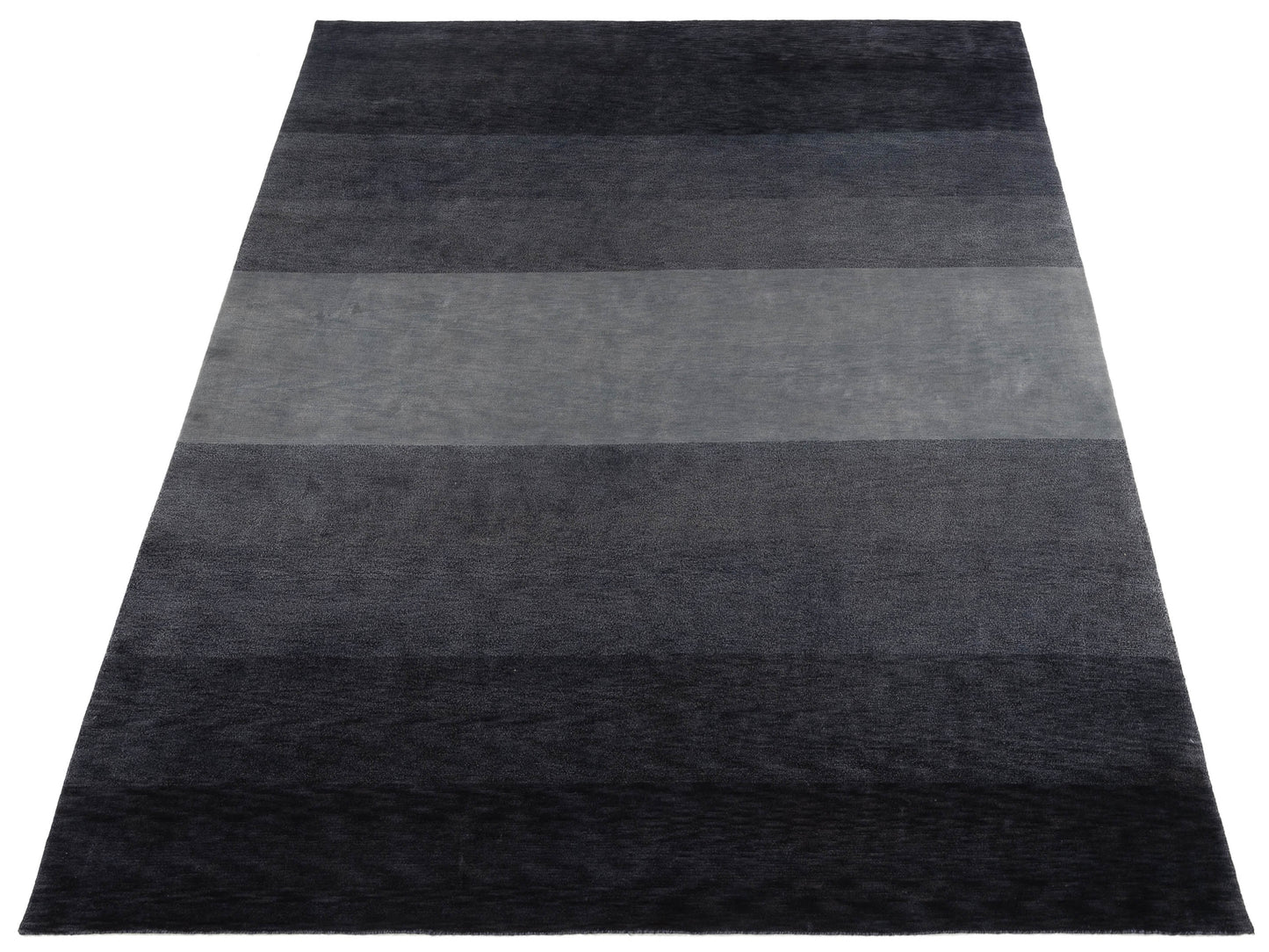 Siena Tibetino 127414 Dark Gray  Contemporary Hand Knotted Rug