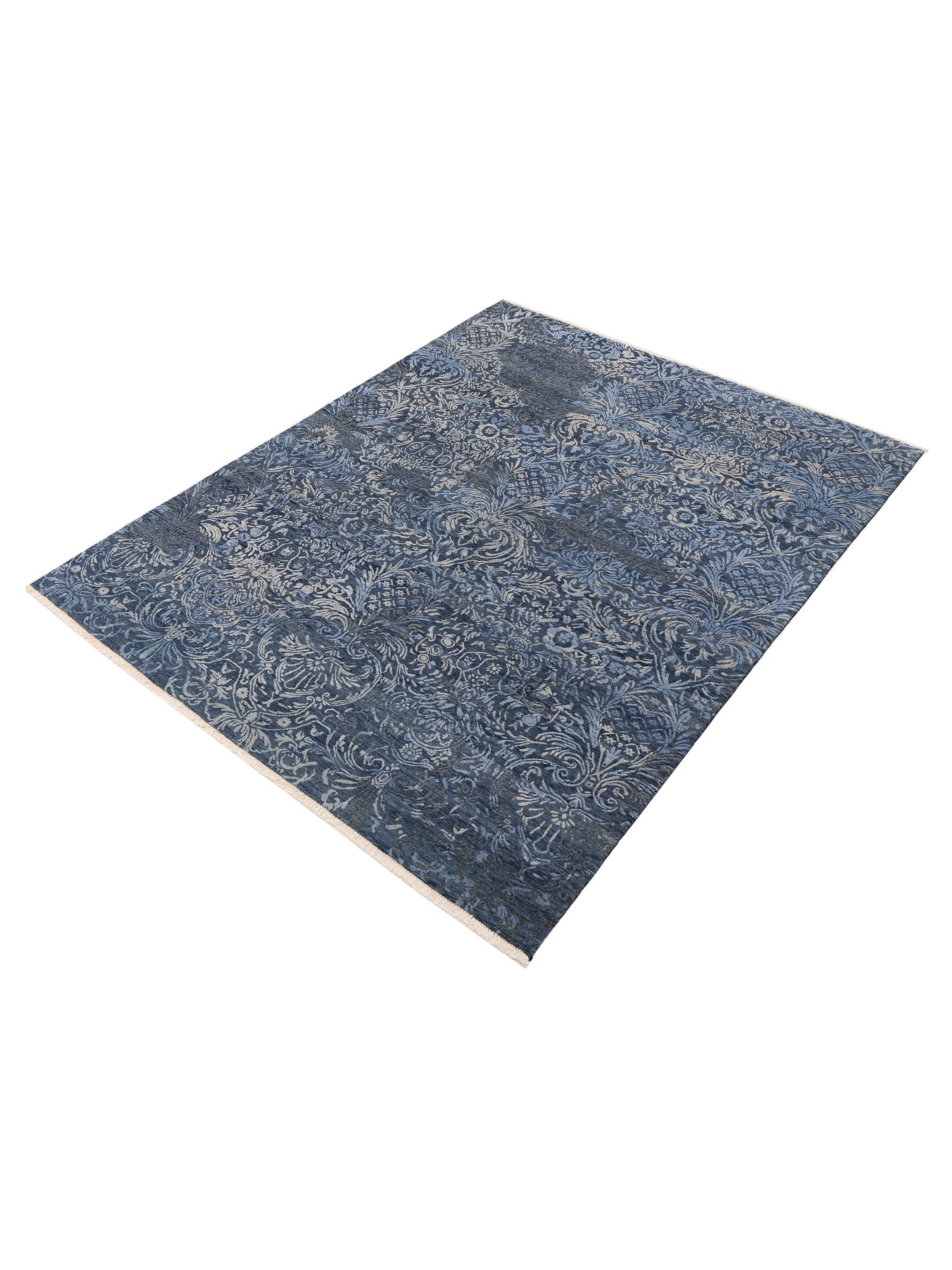 Siena Tibetino 127416 Blue  Contemporary Hand Knotted Rug