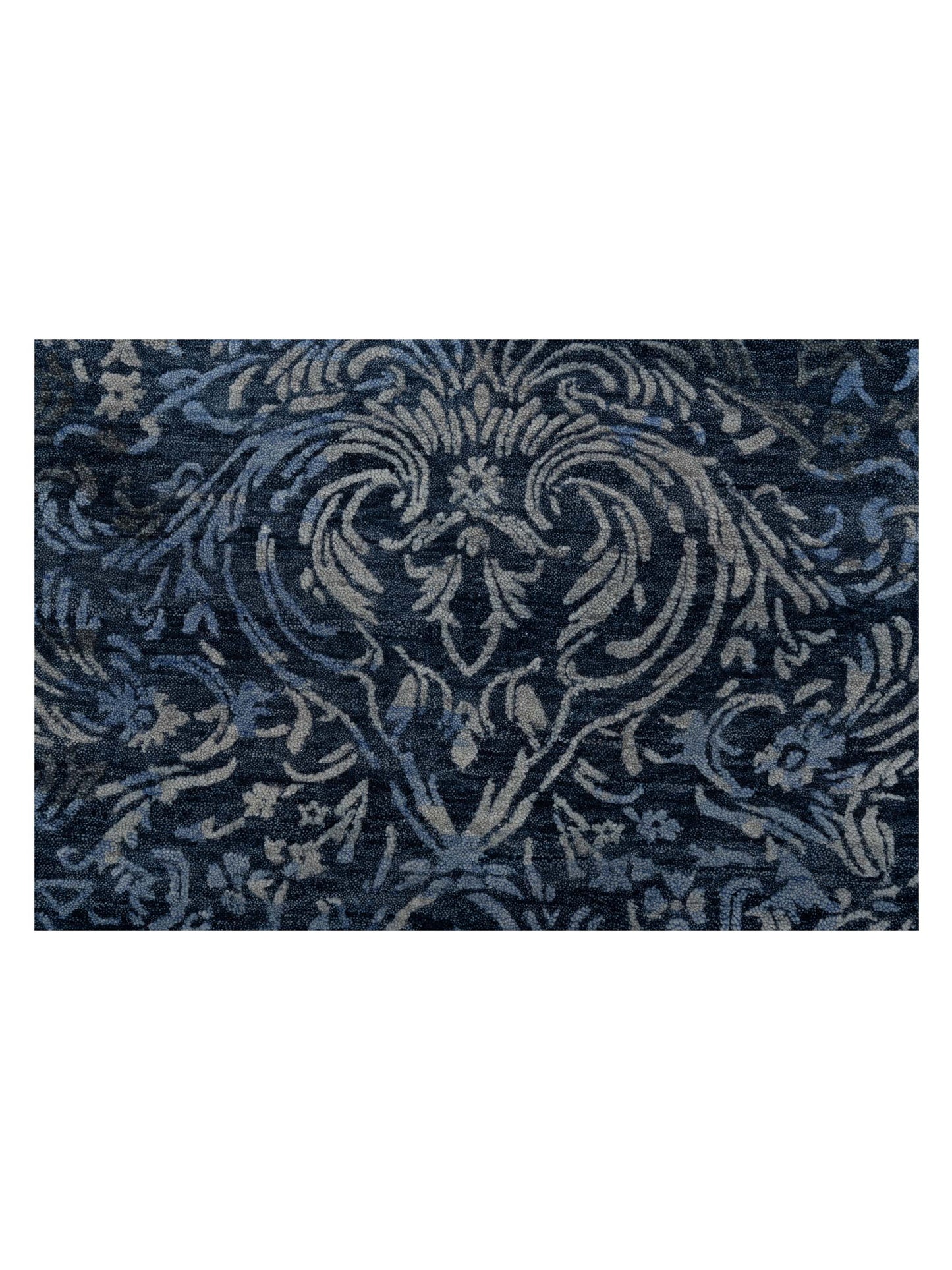 Siena Tibetino 127416 Blue  Contemporary Hand Knotted Rug