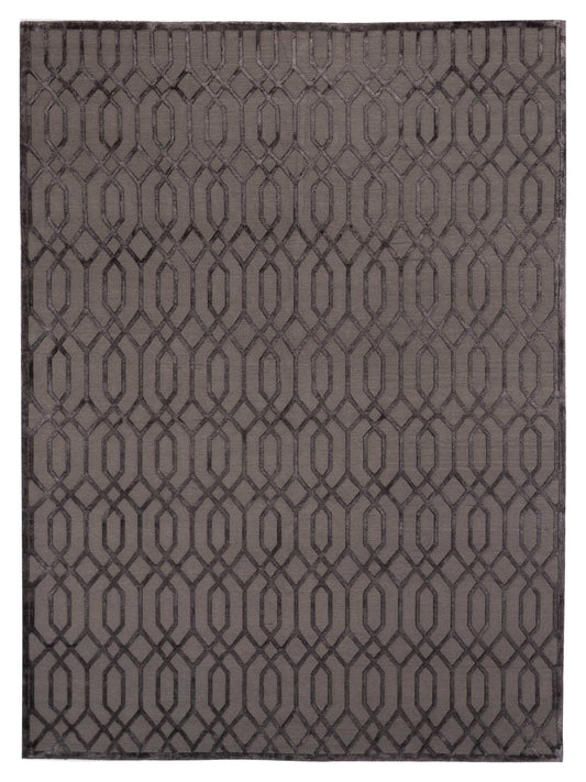 Siena Tibetino 127475 Charcoal Contemporary Hand Knotted Rug