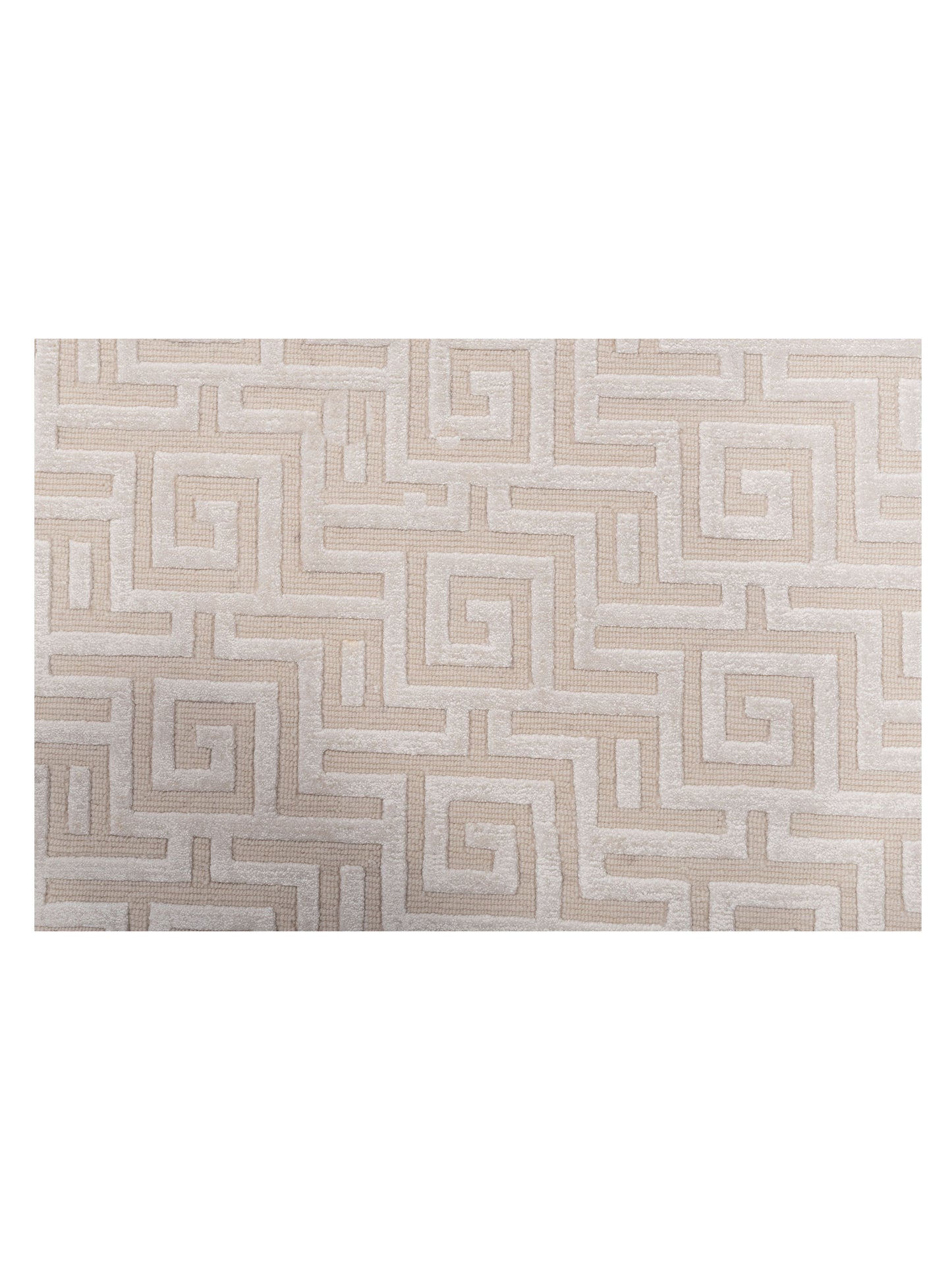 Siena Tibetino 127486 Beige Ivory Contemporary Hand Knotted Rug