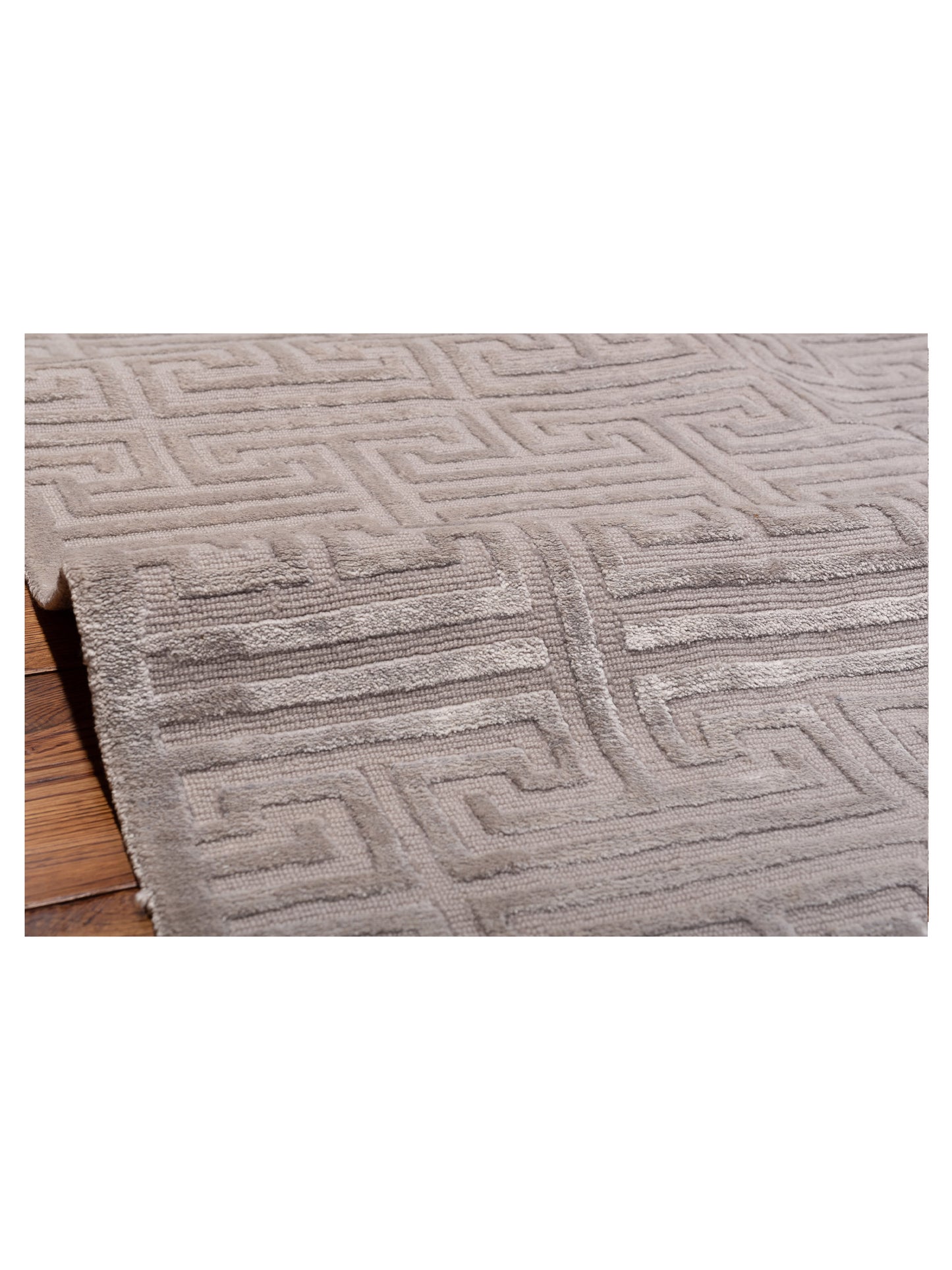 Siena Tibetino 127490 Gray  Contemporary Hand Knotted Rug