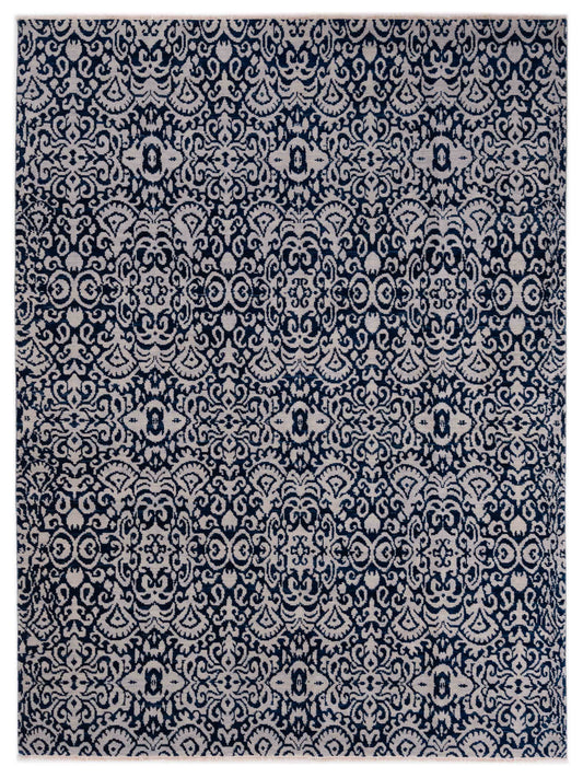 Rajpur Agra 127529 Ivory Transitional Hand Knotted Rug