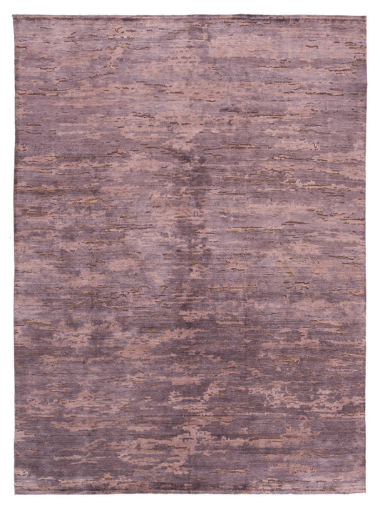 Siena Tibetino 127585 Brown Contemporary Hand Knotted Rug