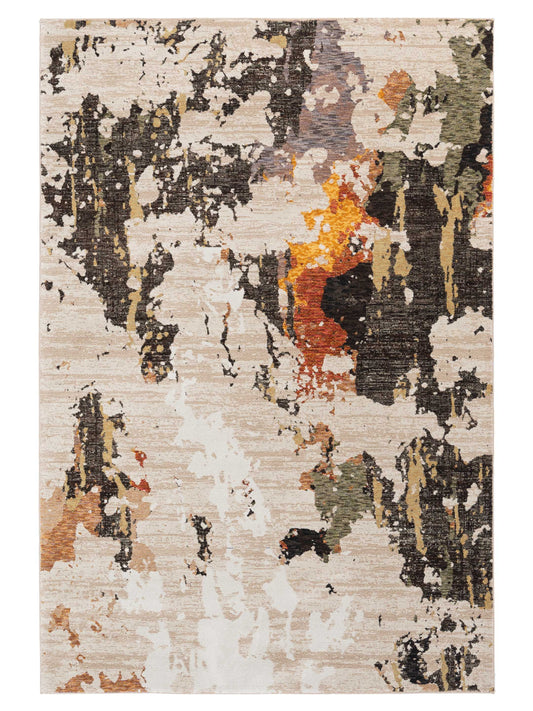 Bergamo Alara 127609 Ivory Transitional Machine Made Rug