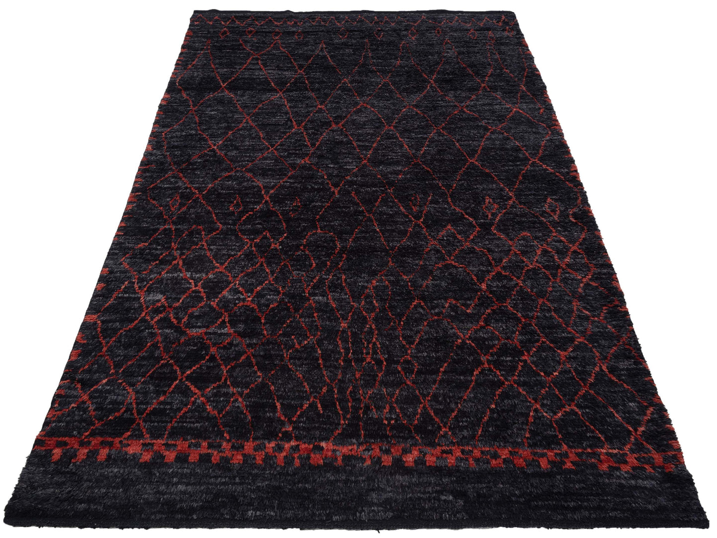 Pasha Berber Aspendos
Aspendos
 Charcoal Red Contemporary Hand Knotted Rug