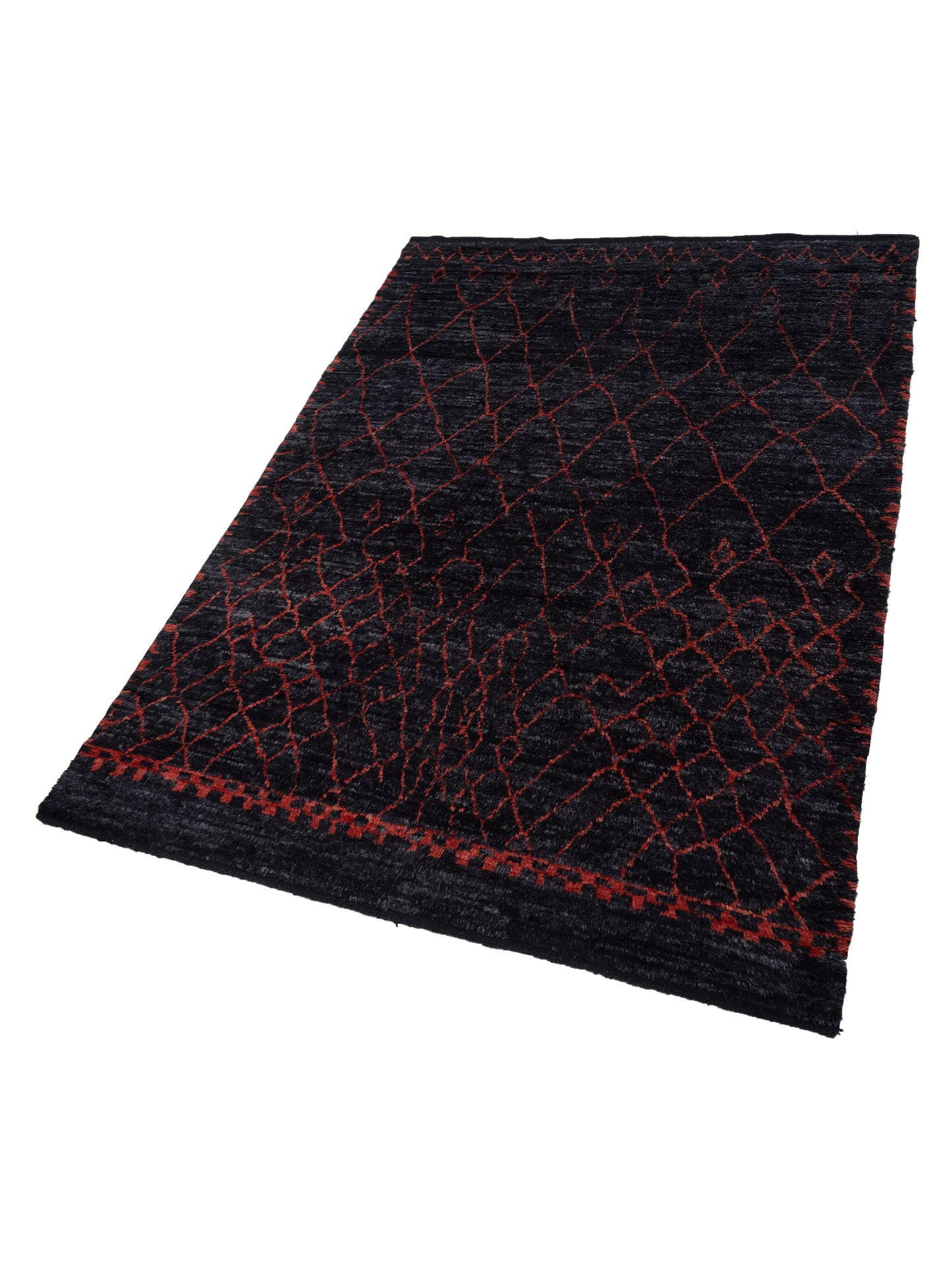 Pasha Berber Aspendos
Aspendos
 Charcoal Red Contemporary Hand Knotted Rug