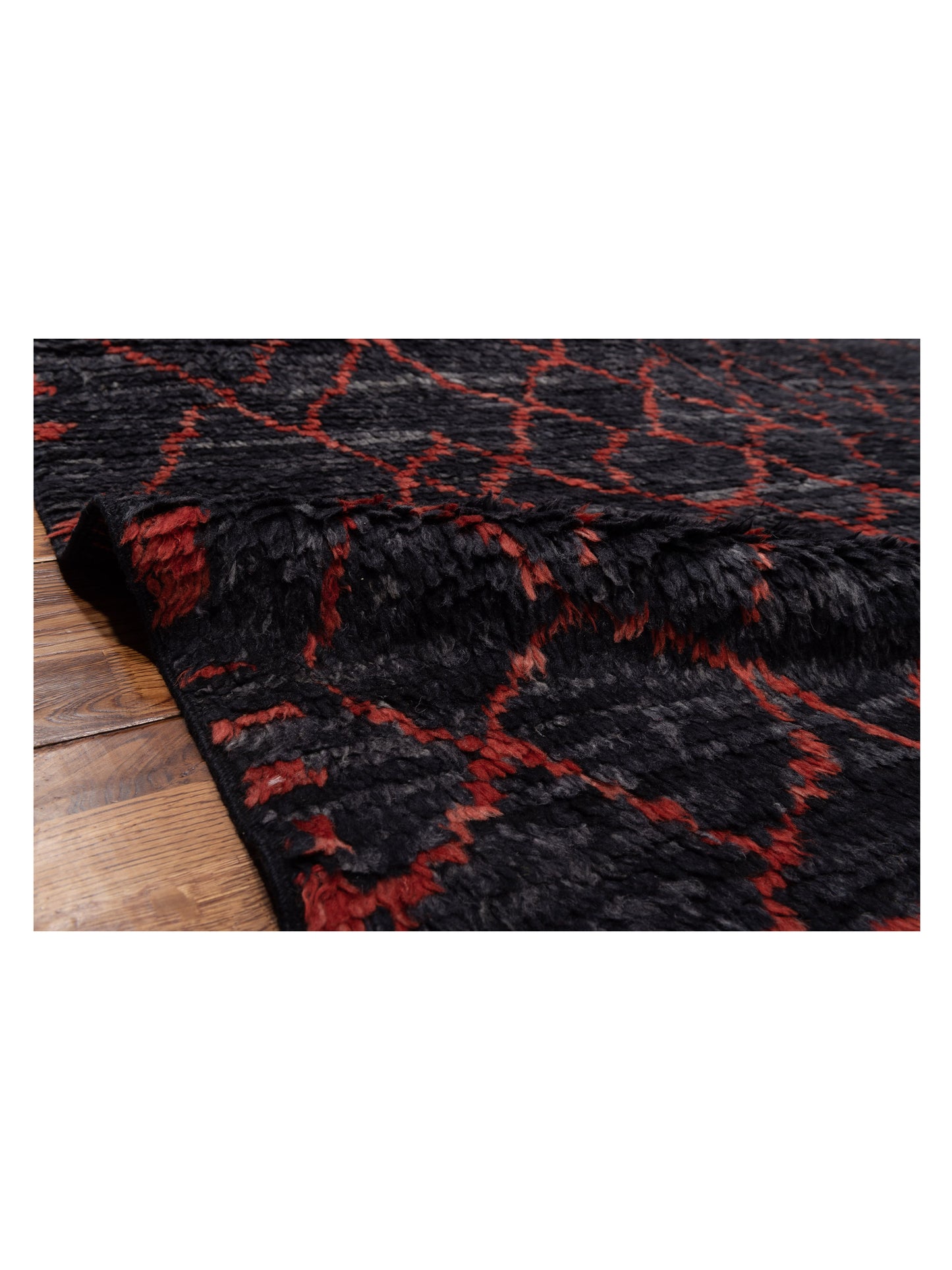 Pasha Berber Aspendos
Aspendos
 Charcoal Red Contemporary Hand Knotted Rug