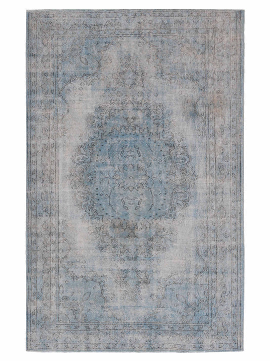 Pasha Vintage 128001 Blue Transitional Hand Knotted Rug