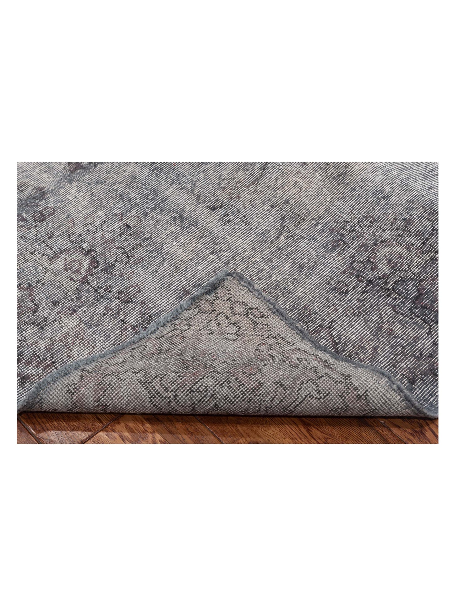 Pasha Vintage 128005 Gray  Contemporary Hand Knotted Rug