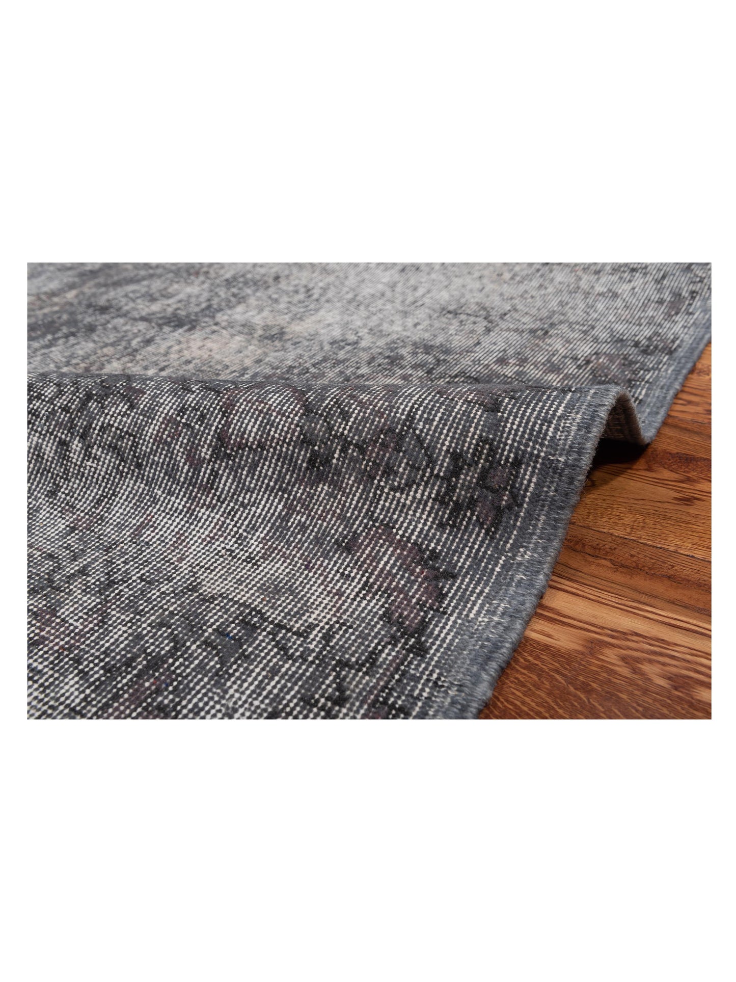 Pasha Vintage 128005 Gray  Contemporary Hand Knotted Rug