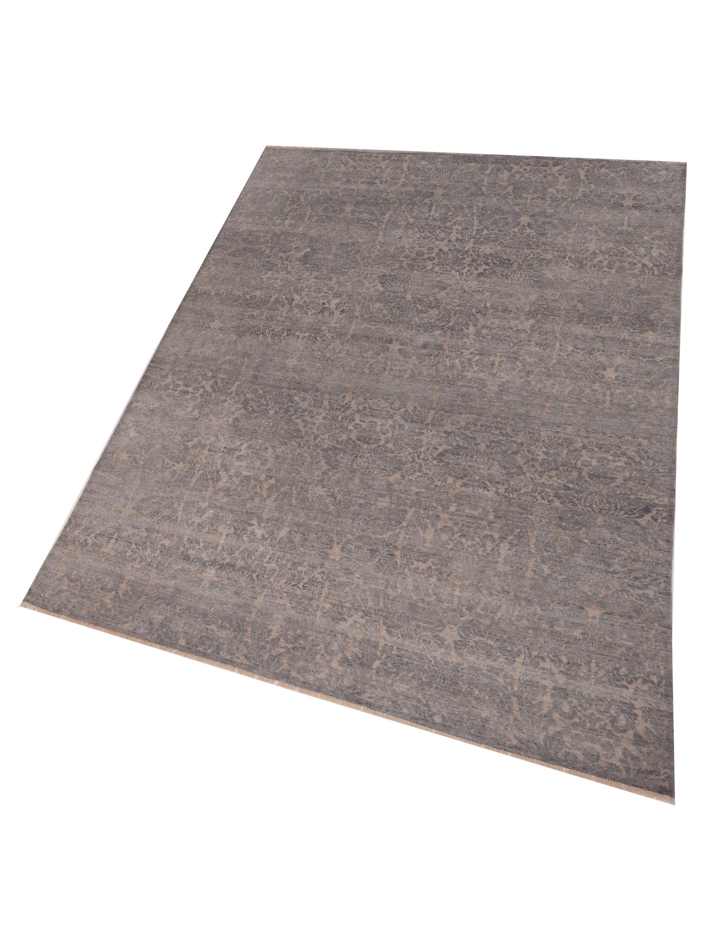 Siena Tibetino 128071 Gray  Contemporary Hand Knotted Rug