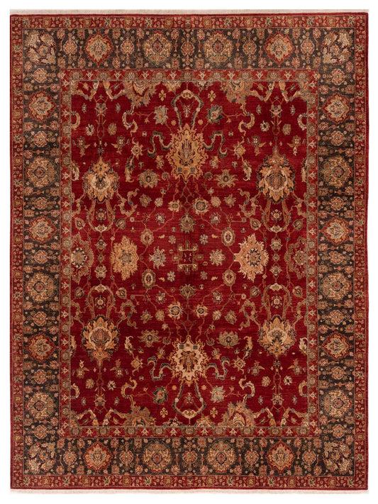 Pasha Firuze Lidya Charcoal Traditional Hand Knotted Rug