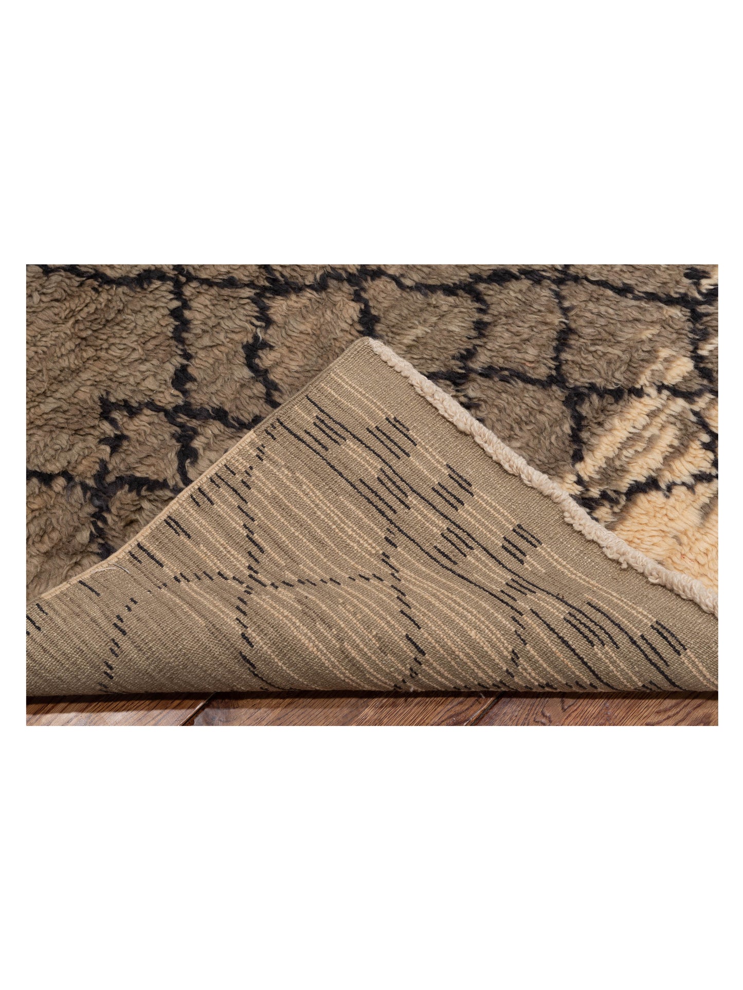 Pasha Berber Aspendos
Aspendos
 Brown Charcoal Contemporary Hand Knotted Rug