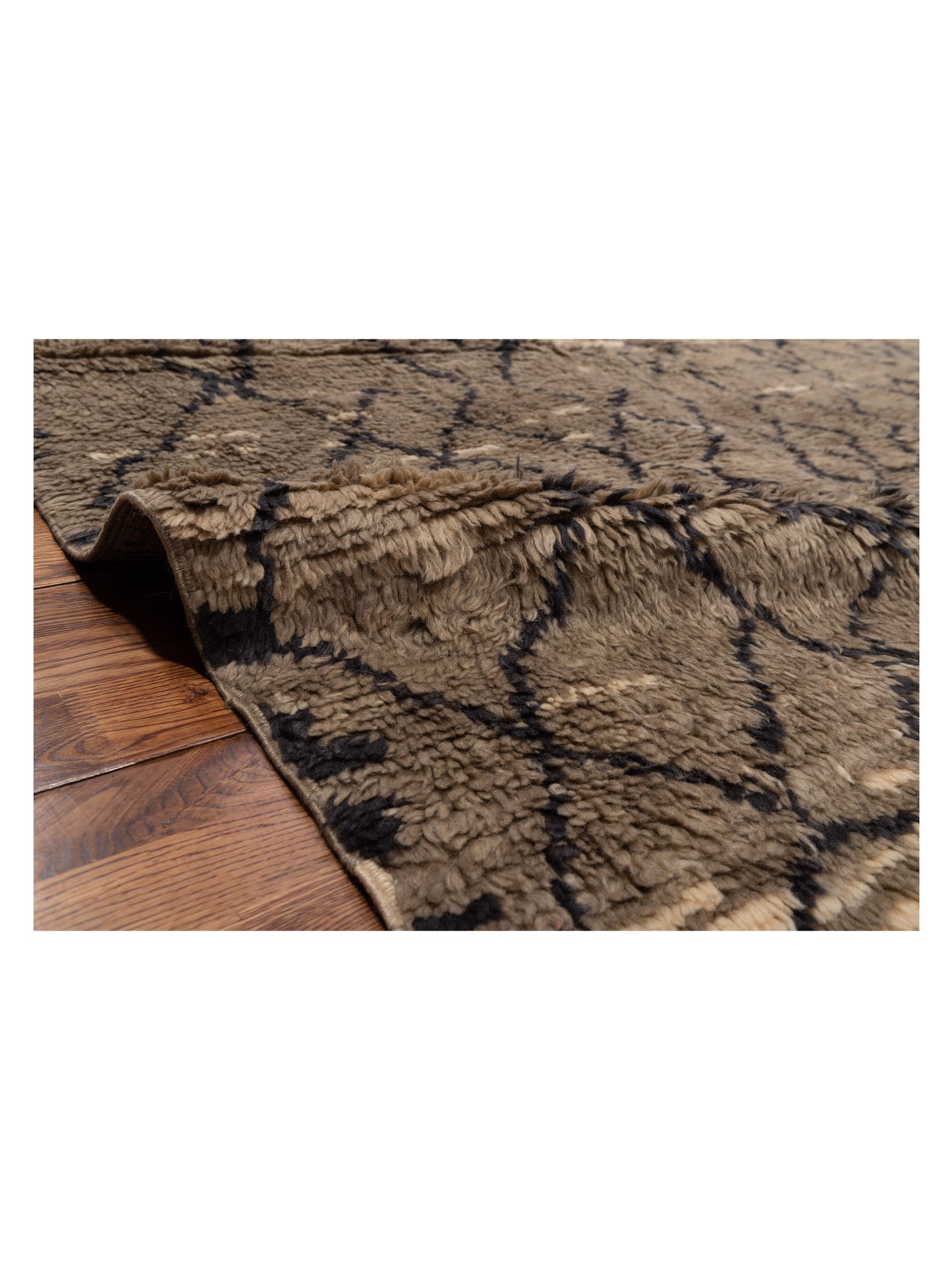 Pasha Berber Aspendos
Aspendos
 Brown Charcoal Contemporary Hand Knotted Rug