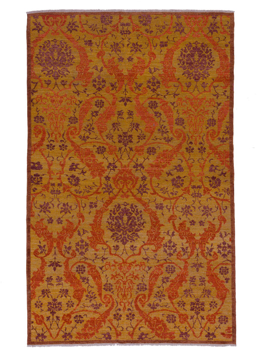 Pasha Defne Orchid Gold Transitional Hand Knotted Rug