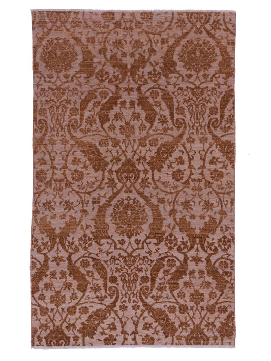 Pasha Defne Orchid Brown Transitional Hand Knotted Rug