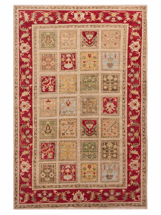 Pasha Sultan 128680 Multi Tribal Hand Knotted Rug