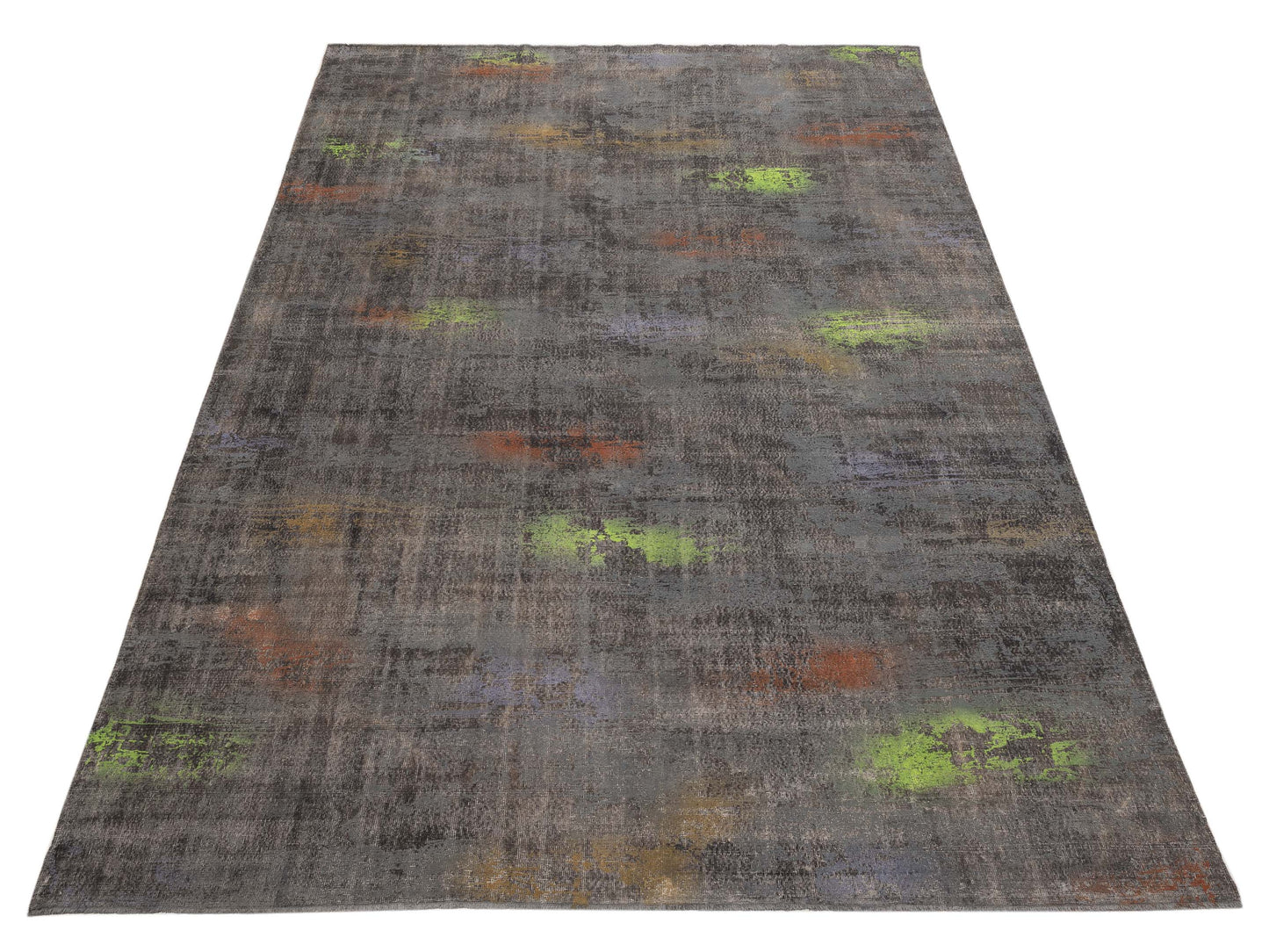 Pasha Vintage 129045 Gray  Contemporary Hand Knotted Rug