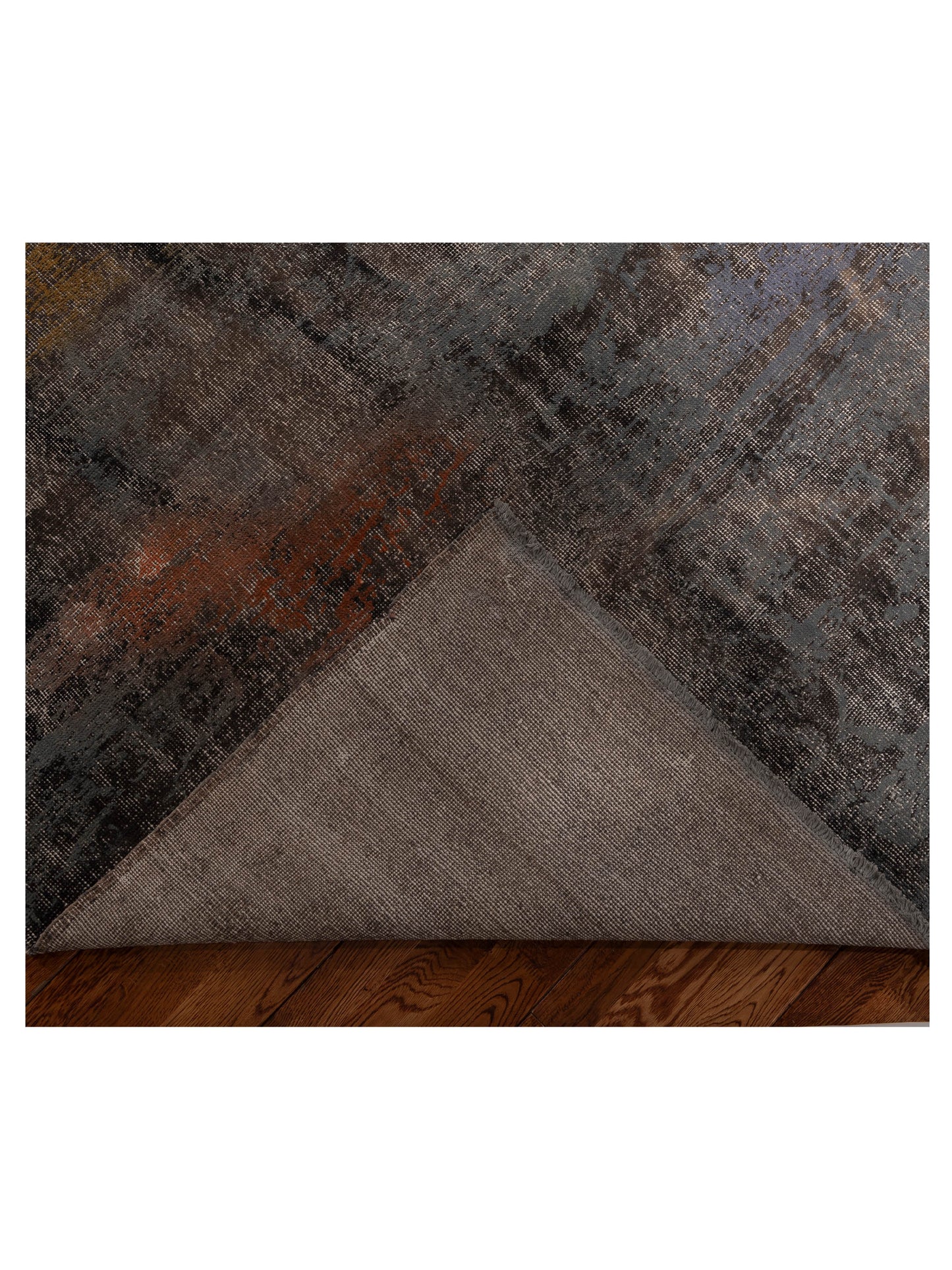 Pasha Vintage 129045 Gray  Contemporary Hand Knotted Rug