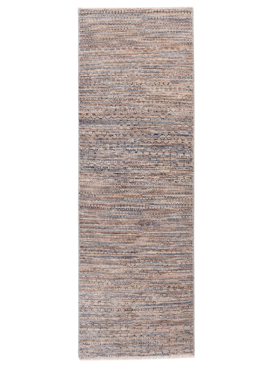 Rajpur Agra 129525 Gray Brown Transitional Hand Knotted Rug