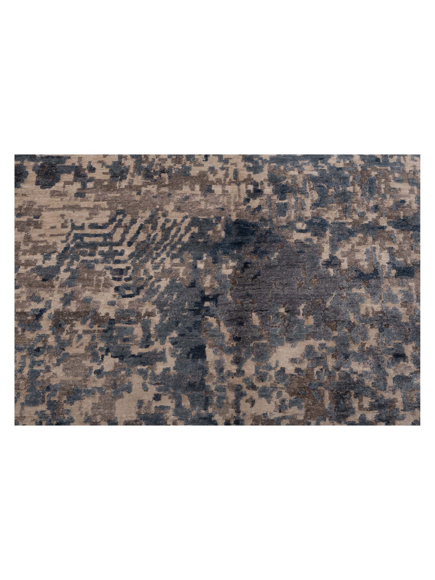 Siena Tibetino 129526 Silver  Contemporary Hand Knotted Rug