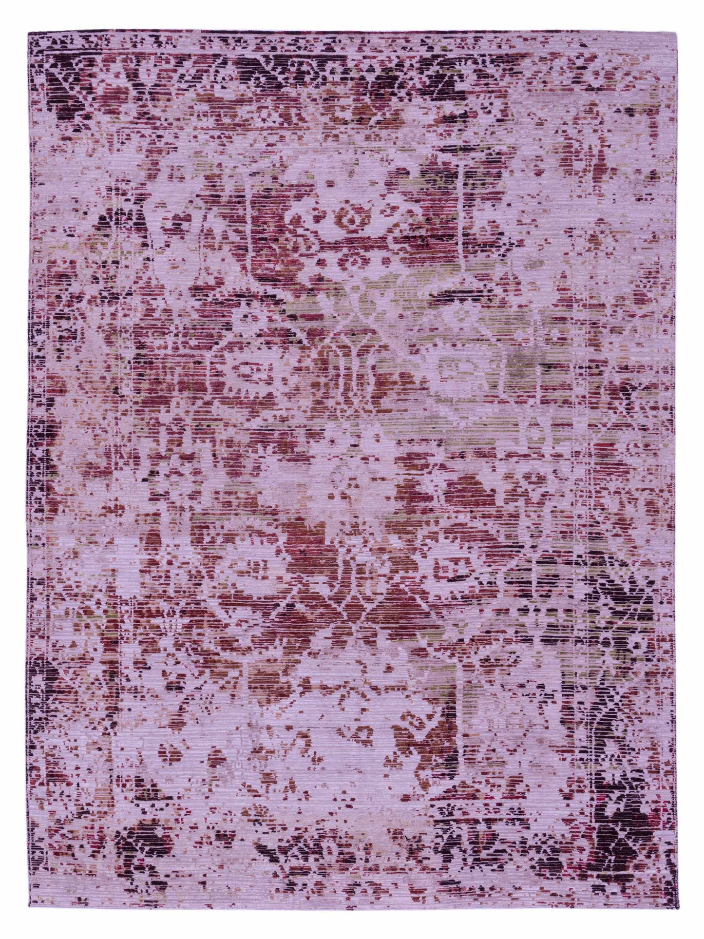 Siena Tibetino 129534 Multi Contemporary Hand Knotted Rug