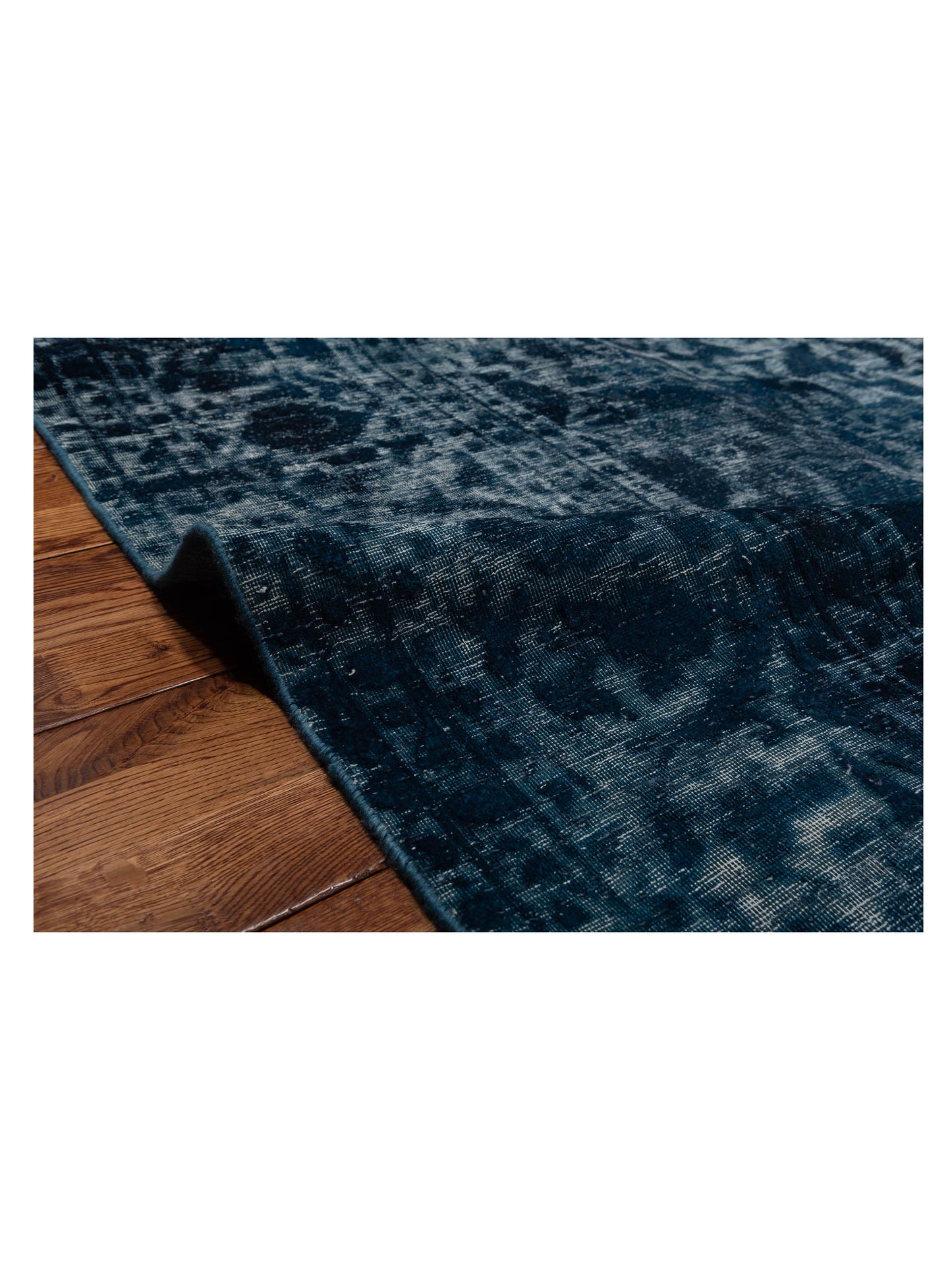 Pasha Vintage 130373 Indigo  Contemporary Hand Knotted Rug