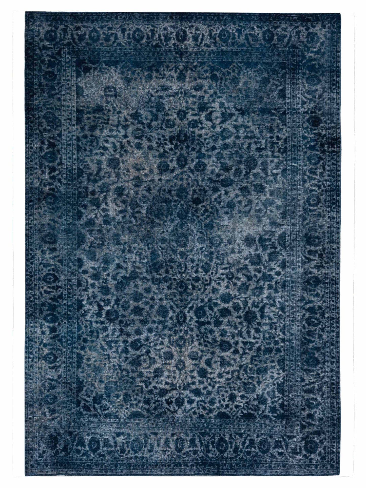 Pasha Vintage 130373 Indigo Contemporary Hand Knotted Rug