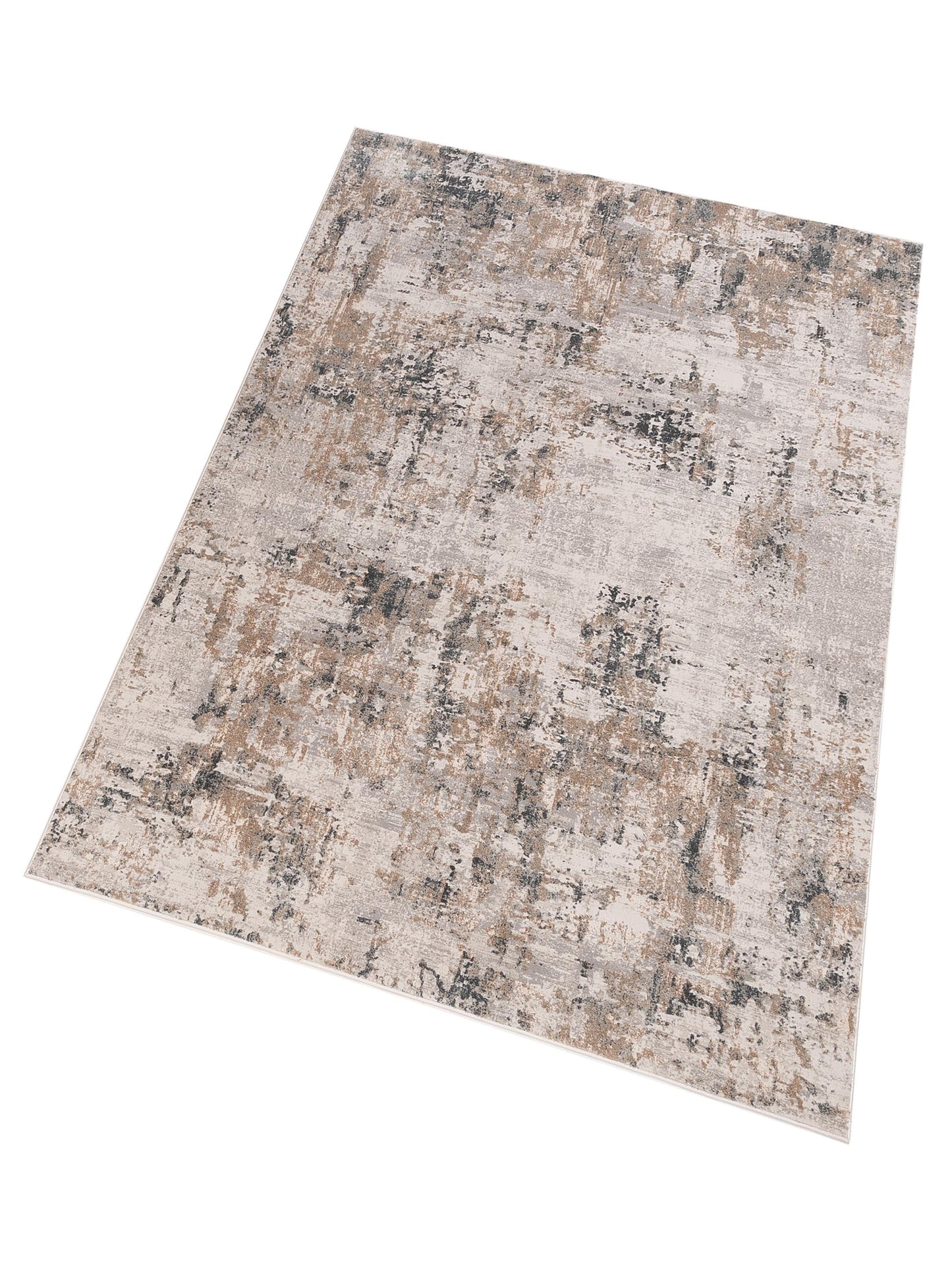 Bergamo Palermo 130407 Ivory Gray  Contemporary Machine Made Rug