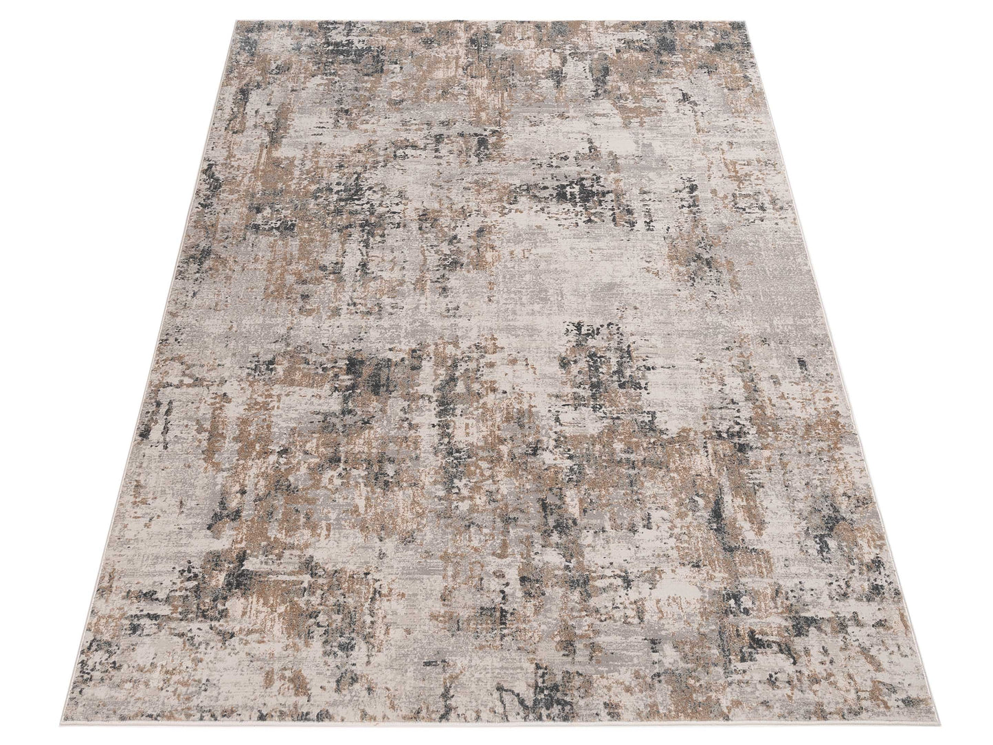 Bergamo Palermo 130407 Ivory Gray  Contemporary Machine Made Rug